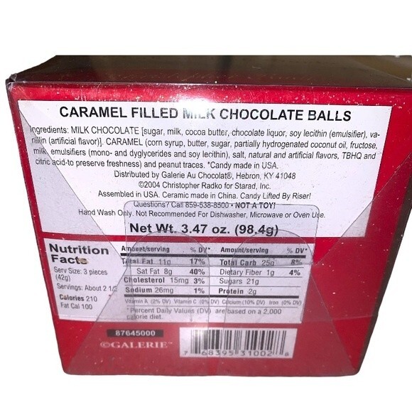 *RARE* Vintage Christopher Radko Santa Candy Christmas Glass Holiday Ornament - Picture 7 of 7